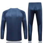 Paris Saint-Germain Quarter Zip Sweatshirts Anzüge 2023-24 Blaue